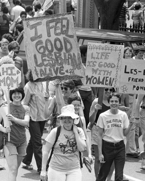 1975 Gay Pride Parade is held in Back Bay. Photo Credit Spencer Grant, Spencer Grant Collection at Boston Public Library