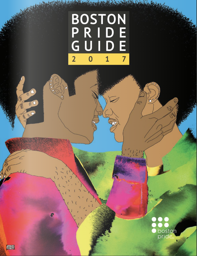 Cover of the Boston Pride Guide 2017, Vol. 3 - Stronger Together