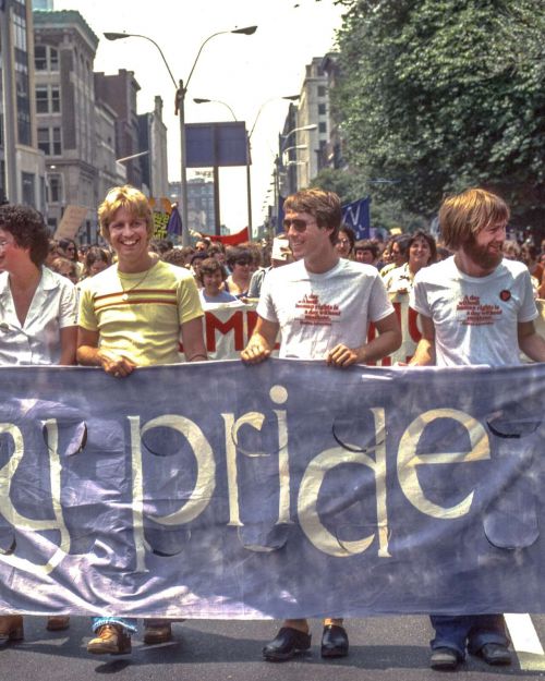 Gay pride parade on Commonwealth Avenue, Boston. Photo Credit Spencer Grant, Spencer Grant Collection at Boston Public Library