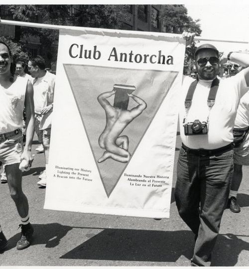 Club Antorcha in the 1991 Pride Parade