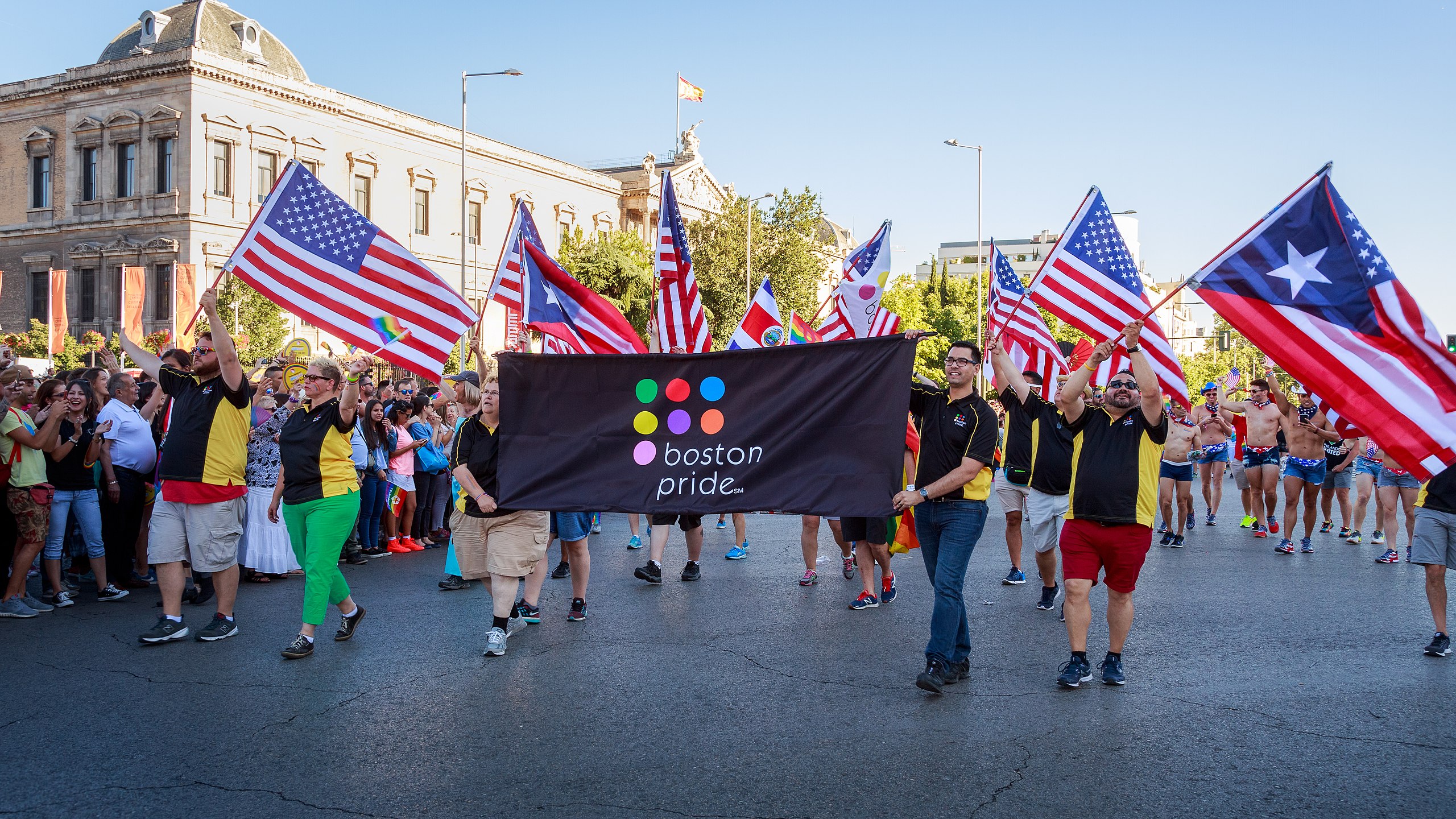 Boston Pride. Manifestación WorldPride 2017. Madrid.